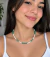 Collar Celeste-Blanco