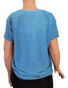 Remera Blusa Fiesta Lurex Lummi Talles Grandes Especiales