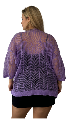 Imagen de Saco Largo Calado Acrílico Talles Grandes Especiales