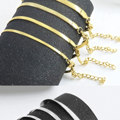 Pulsera Clapton Plana Acero Premium - comprar online