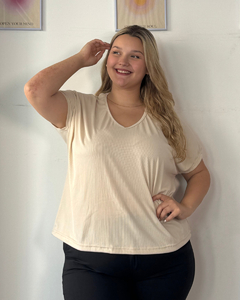 Remera Belén Morley Viscosa Talles Grandes Especiales - tienda online
