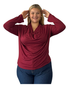 Remera Manga Larga Blusa Buche Talles Grandes Plus Size