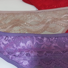 Colaless Bombacha Algodon Puntilla Combinadas Art 1340 - Plox