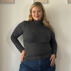 Media Polera Basica Manga Larga Mujer Moda Invierno - tienda online