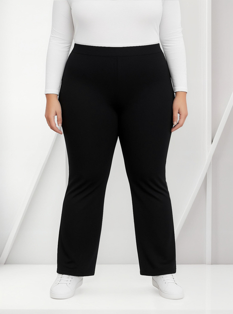 Calza Recta Lycra Premium Modeladora Talles Grandes