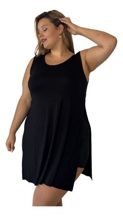 Remeron Vestido Tajos Ideal Calza Talles Grandes Plus Size - tienda online