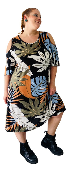 Vestido Nina Seda Fría Mujer Moda Talles Grandes Especiales