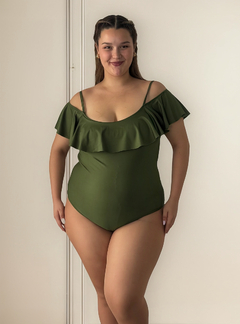 Imagen de Malla Enteriza Liz Lycra Uv Talles Grandes Especiales