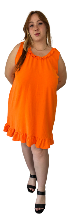 Vestido Solero Voladito Kenya Talles Grandes Especiales - tienda online