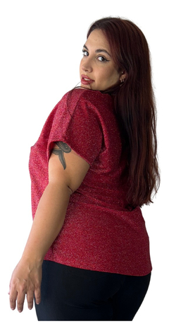 Remera Blusa Fiesta Lurex Lummi Talles Grandes Especiales - tienda online