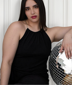 Blusa Clara Fiesta Sexy Mujer Talles Grandes Especiales Moda en internet