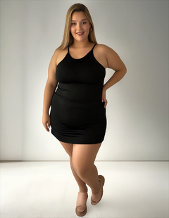 Vestido Musculosa Seda Elastizado Talles Grandes Especiales - tienda online