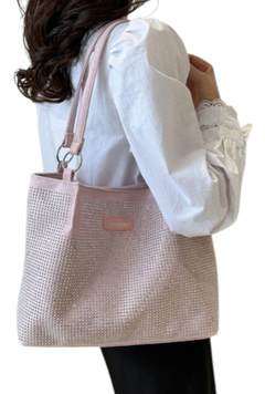 Cartera Importada Tote Bag Strass Brillo Premium Original - tienda online