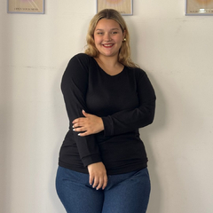 Imagen de Sweater Abrigo Puño Largo Abrigo Mujer Otoño Invierno