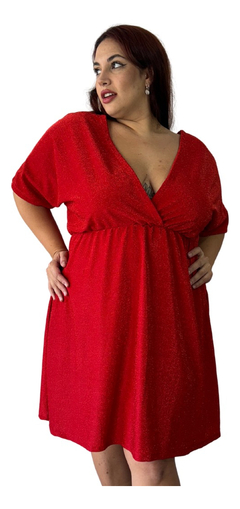 Vestido Fiesta Corto Kate Lurex Talles Grandes Especiales en internet