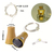 Pack 2 Corcho Luz Solar Alambre 2mt Botella No Usa Pilas - tienda online