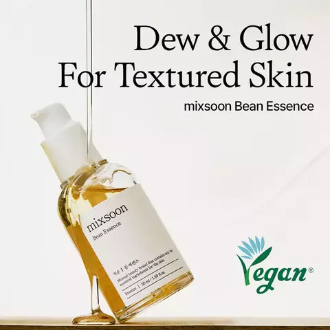 MIXSOON Bean Essence 50ml | Suero Hidratante 2-en-1 con Exfoliación Suave y Soja Fermentada - comprar en línea
