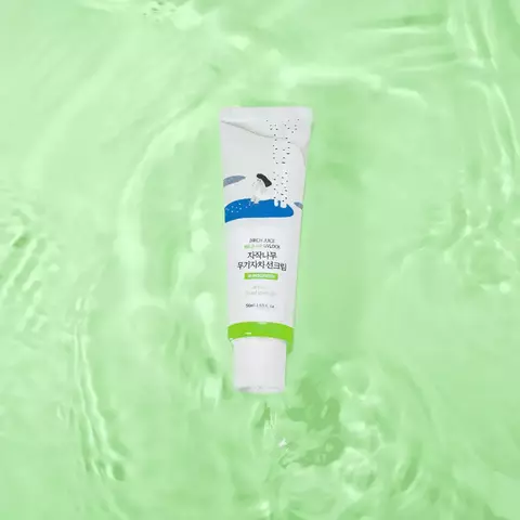 ROUND LAB Birch Juice Sunscreen SPF 50+ PA++++ 50ml | Protector Solar Hidratante sin Residuo Blanco - comprar en línea