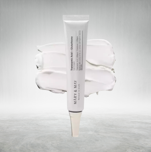 MARY & MAY Tranexamic Acid + Glutathione Eye Cream 30g | Despigmentante Ojeras K-Beauty - comprar en línea