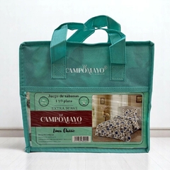 Juego de sábanas Campo Mayo 200 hilos Extra Suave Línea Classic - Blanco Castelli Mayorista