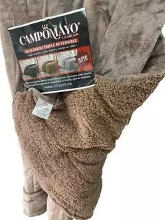 Acolchado triple y reversible (150g) Campomayo flannel y corderito en internet