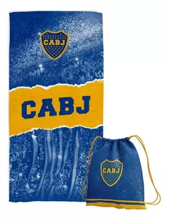 Toallon Playero con mochila River / Boca - tienda online