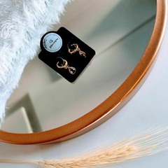 Argolinha tranqueta gota Rose - comprar online