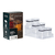Kit Porta Temperos 7 Peças c/ Suporte Lumini Paramount