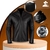 Jaqueta Masculina Ervok em Couro Legítimo Forrada +3 BRINDES: Relógio, Cinto e Carteira - comprar online