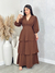 Vestido em camadas