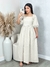 Vestido no linho manga bufante - comprar online