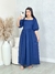 Vestido no linho manga bufante - fontinelemodacrista
