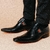 Sapato Social Derby Premium Preto Solado Couro 309 - comprar online