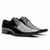 Sapato Preto Derby Borracha Social Masculino Couro Legítimo 3952