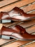 Derby Cap Toe bordo – Sapataria Sales - Sapataria Sales