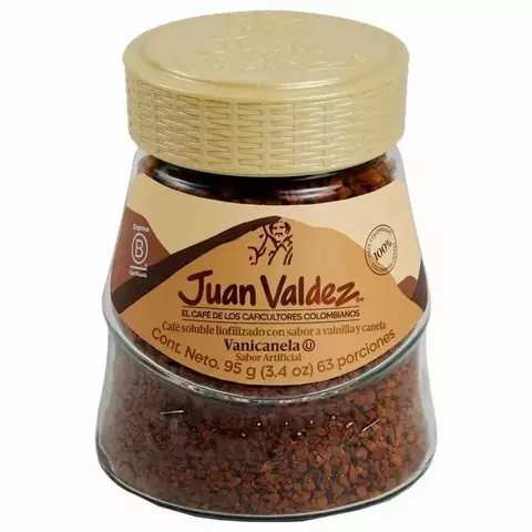 Café solúvel Juan Valdez Vanilla Cinnamon 95g
