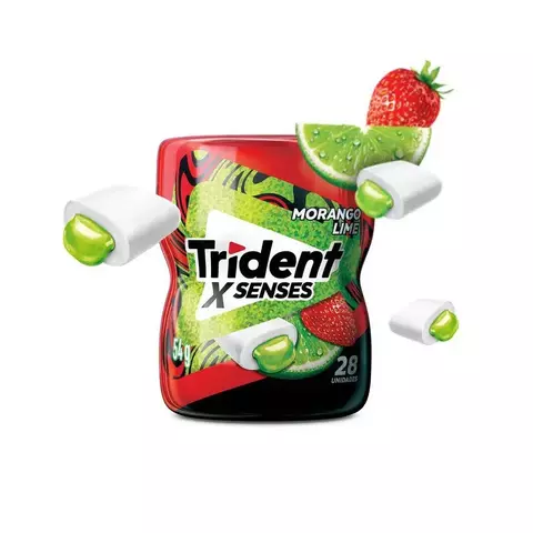 Trident X senses Morango Lime 54g