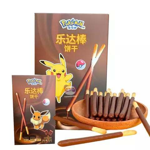 Sticks de chocolate Pokemon 52g