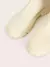 CUCCOO BASICS Botas Over-the-Knee Pretas de Detalhe Minimalista em Tricô, - Seuconfortotche