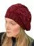 Imagem do Boina trança de lã touca feminina gorro de inverno várias cores feitas no Brasil