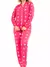 Pijama Americano de Frio Calça e Camisa Premium Botões Inverno Abertura frontal - Seuconfortotche