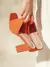 CUCCOO BASICS Sandálias de Salto Grosso Minimalistas para Mulheres, Sandálias de Salto Verão Divertidas - comprar online
