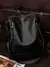 Mochila Feminina Em Couro PU Alta Qualidade Média Espaçosa Com Alça De Ombro - loja online