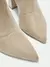 CUCCOO BASICS Botas de Malha Elástica de Cano Médio com Salto Grosso e Bico Fino, Moda em Café Escuro, Adequado para Deslocamentos,Outono e Inverno - comprar online