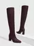 CUCCOO SZL Botas Cano Alto Fashion de Salto Alto para o Outono/Inverno para Mulheres, Botas Longas Sexy e Slim Fit para Festas - loja online