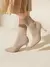 CUCCOO BASICS Botas de Malha Elástica de Cano Médio com Salto Grosso e Bico Fino, Moda em Café Escuro, Adequado para Deslocamentos,Outono e Inverno na internet