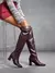 CUCCOO SZL Botas Cano Alto Fashion de Salto Alto para o Outono/Inverno para Mulheres, Botas Longas Sexy e Slim Fit para Festas - comprar online