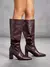 CUCCOO SZL Botas Cano Alto Fashion de Salto Alto para o Outono/Inverno para Mulheres, Botas Longas Sexy e Slim Fit para Festas - Seuconfortotche