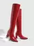 CUCCOO SZL Botas Cano Alto Fashion de Salto Alto para o Outono/Inverno para Mulheres, Botas Longas Sexy e Slim Fit para Festas - Seuconfortotche