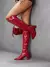 CUCCOO SZL Botas Cano Alto Fashion de Salto Alto para o Outono/Inverno para Mulheres, Botas Longas Sexy e Slim Fit para Festas na internet